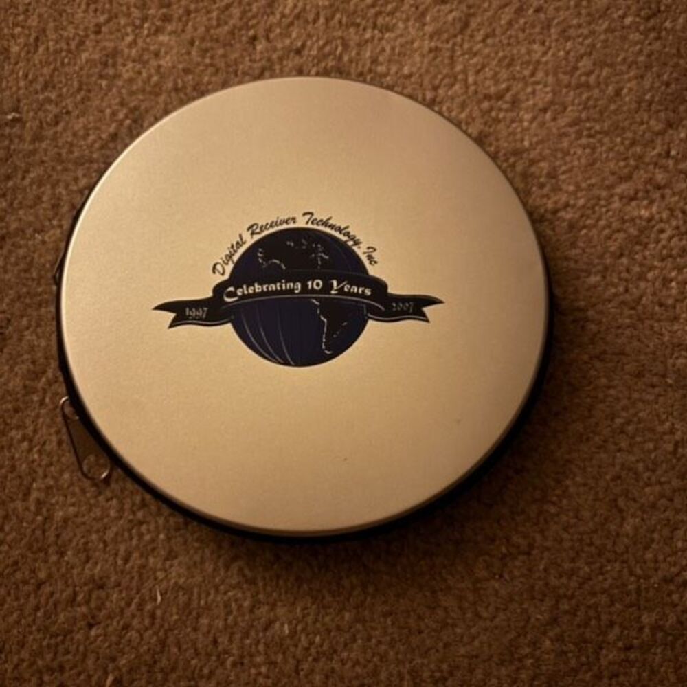 Aluminum CD/DVD New Case Holder Digital Receiver Technologies Holds 12 Discs